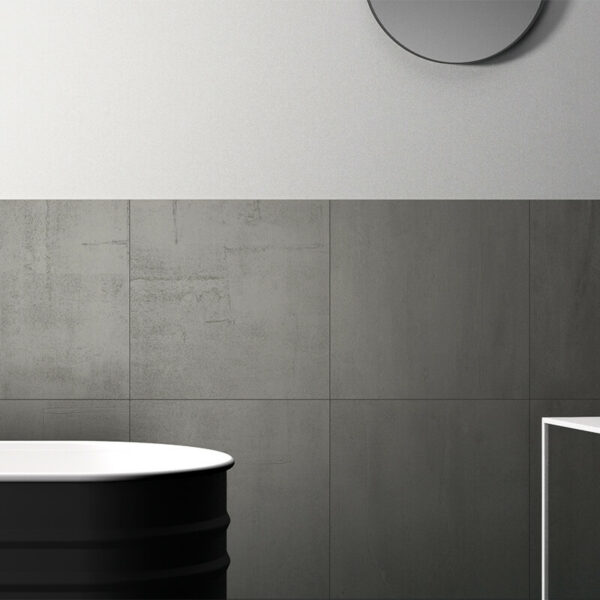 300f grey cement wall tile floor bathroom shower toronto ontario