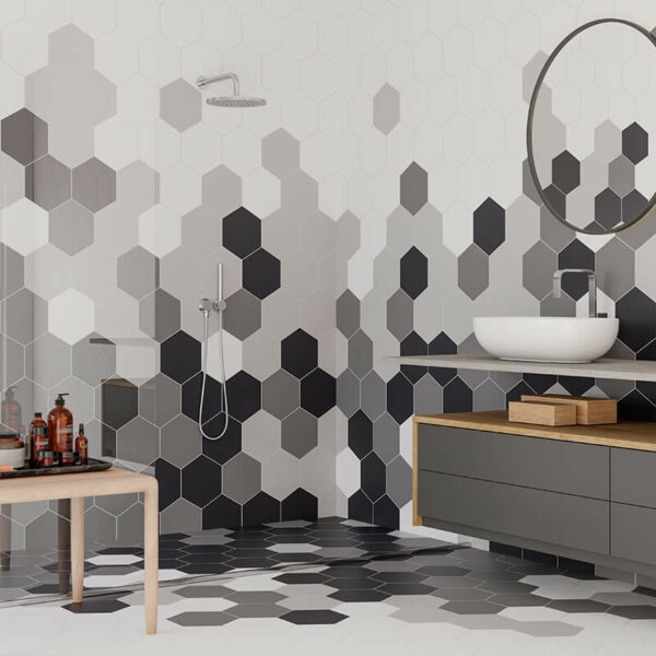 -Marengo-Black-Hexagon-bathroom-shower-accent-wall-tile-floor-toronto-ontario-canada