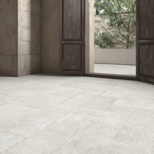 Pierre Neuve Blanc white beige stone wall tile floor bathroom shower Holten Impex Toronto Ontario Canada