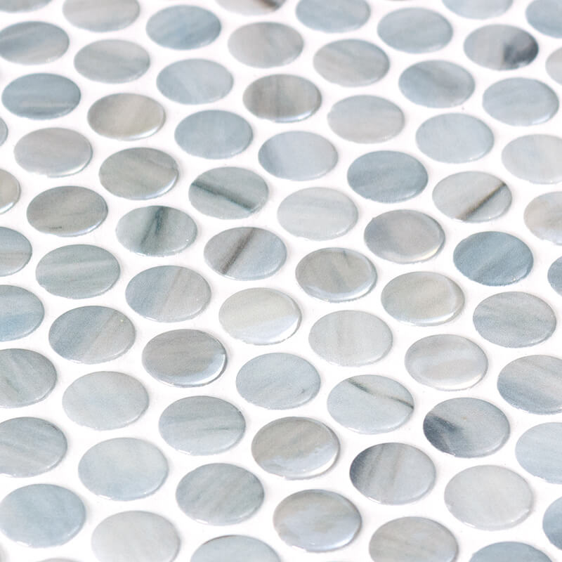 carreaux-blue-penny-round-mosaic-wall-tile-floor-powder-room-entrance-toronto-ontario